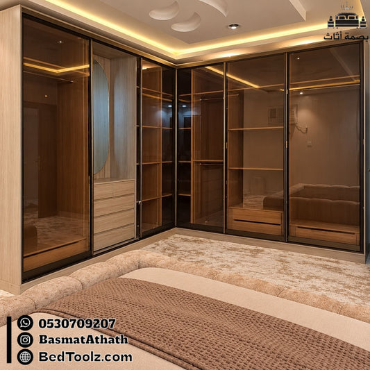 دريسنج روم مودرن بنيس بمرايا حرف L | بد تولز